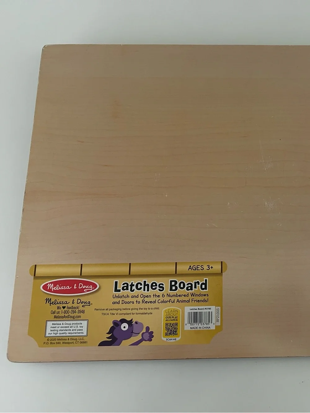 Melissa & Doug Latches Board Interactive Door Panel Puzzle